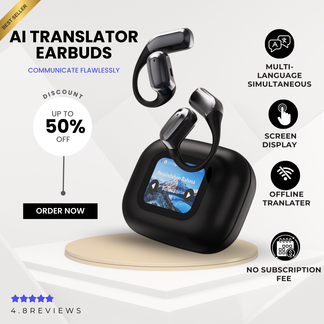 Smartvoxy AI Translator Earbuds